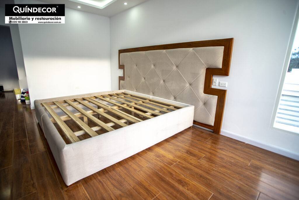 : Espaldar y tablones de cama elegante v4